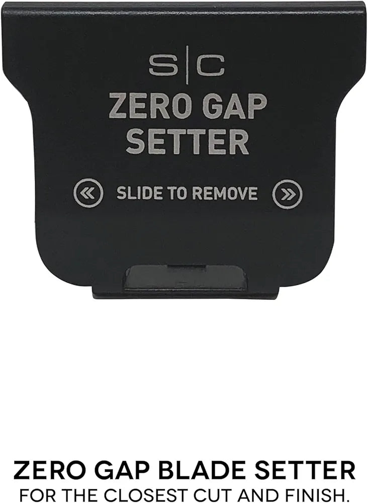 Stylecraft Instinct Trimmer Metal Edition by Gamma Più, Men's Professional Hair Clipper with Intuitive Torque Control, 180 Min Wireless Autonomy, 0 Gap Adjustable Blade, 3 Covers