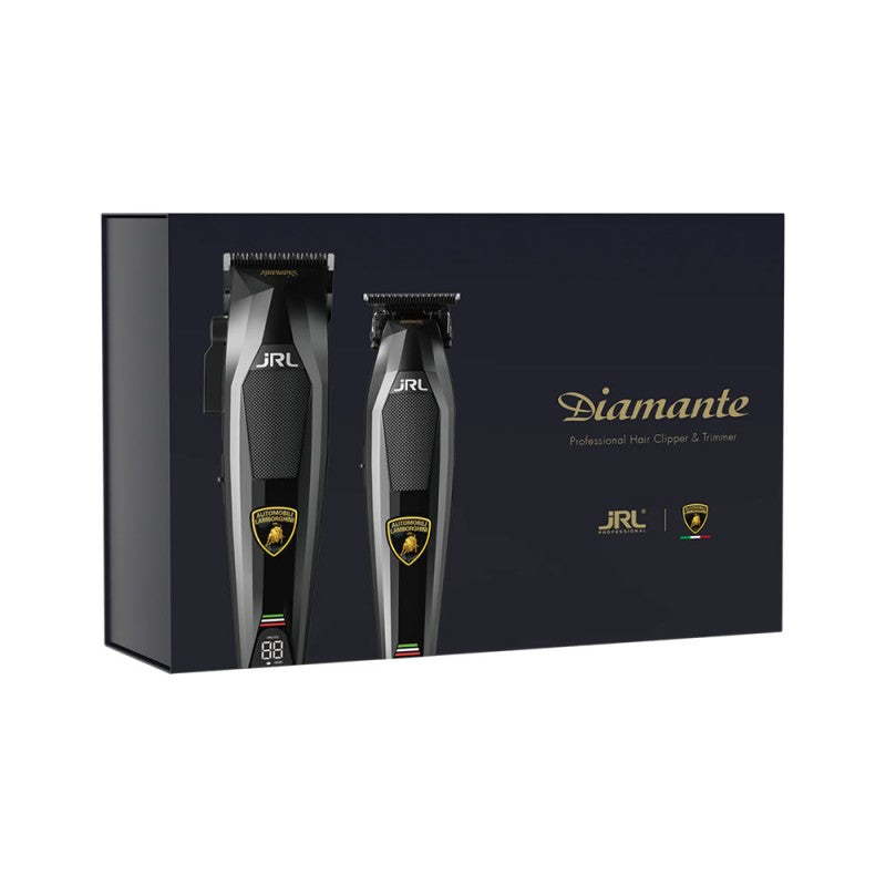 JRL Professional x Lamborghini Diamante Limited Edition Cordless Clipper & Trimmer Combo Set - Black (DI2025B)