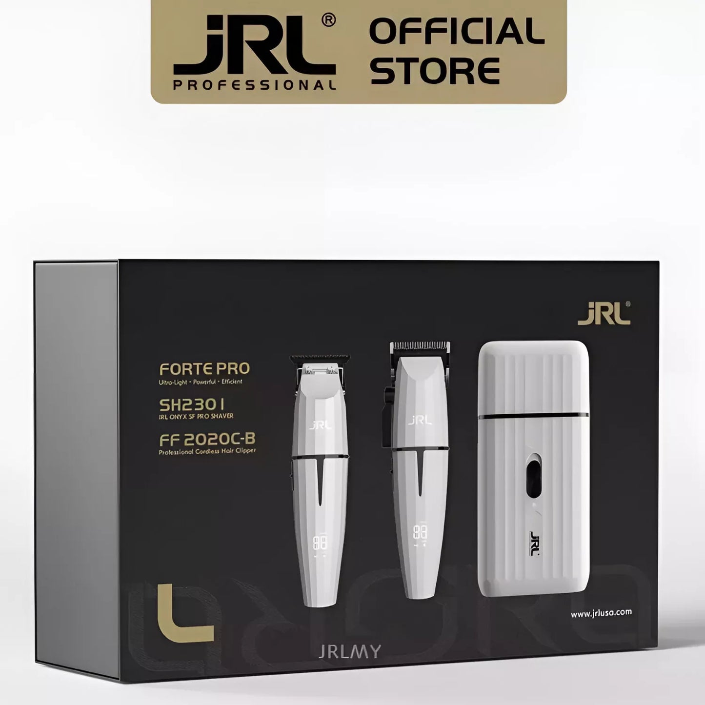 JRL Ghost Edition Combo Collection - Hair Clipper, Trimmer, Shaver