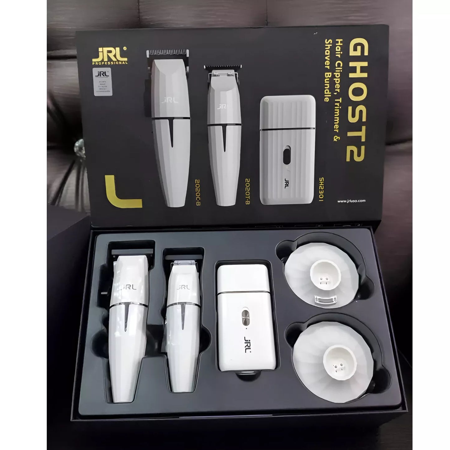 JRL Ghost Edition Combo Collection - Hair Clipper, Trimmer, Shaver