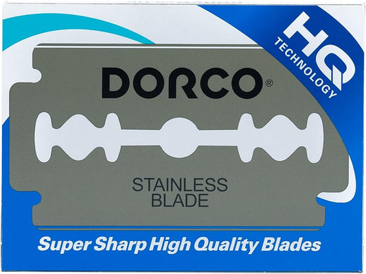 DORCO ST300 Platinum Razor Blades| 1 Box, 100 Blades | Father's Day Gifts