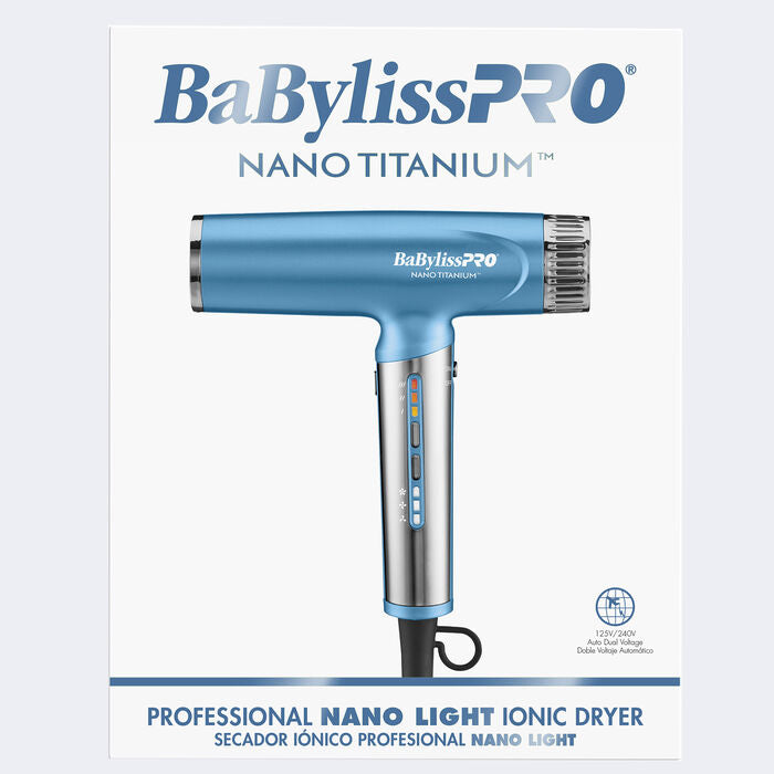 BaBylissPRO® Nano Titanium™ Light Ionic High-Speed Dryer