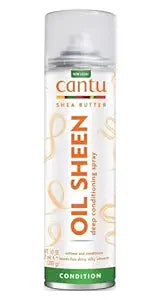 Cantu Oil Sheen Deep Conditioning Spray with Shea Butter, 10 Ounce