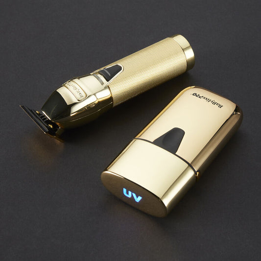 LIMITEDFX COLLECTION LIMITED EDITION GOLDFX TRIMMER AND UVFOIL SINGLE-FOIL SHAVER COMBO