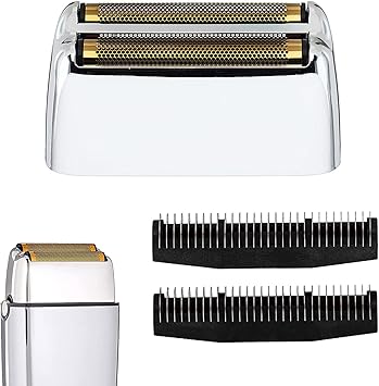 FXRF2 Replacemnet Foil and Cutter fit for Babyliss PRO Barberology FXFS2 (FOILFX 02) ,Generic Shaver Head for Babylisspro Replacement Blade,Babyliss Foil Shaver Replacement Part (Silver)