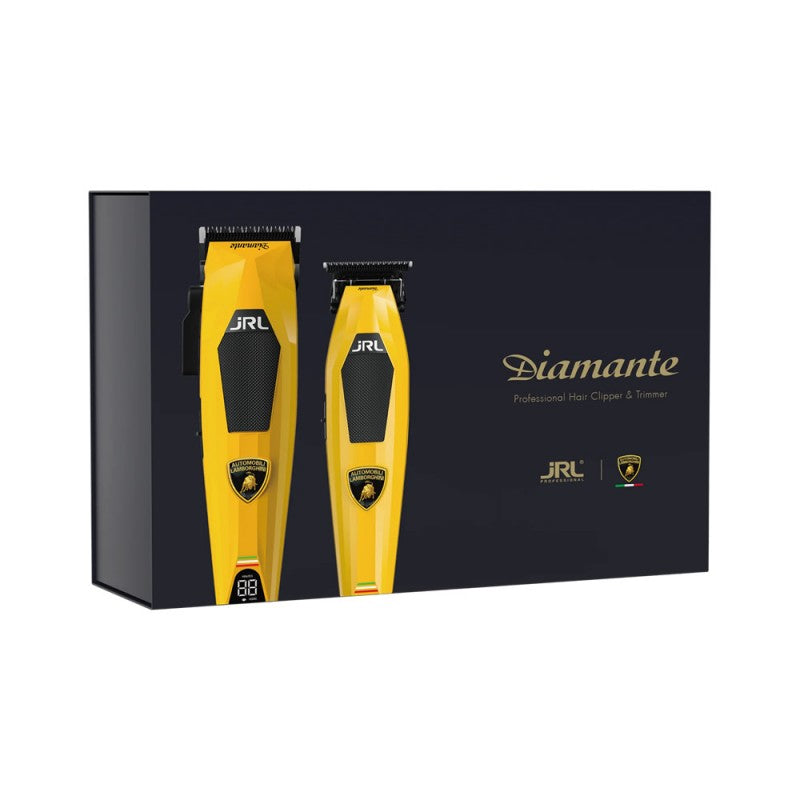JRL X LAMBORGHINI DIAMANTE CLIPPER & TRIMMER KIT (YELLOW)