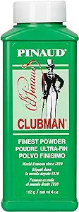 Clubman Pinaud Finest Powder, White, Skin Soothing, 4 oz