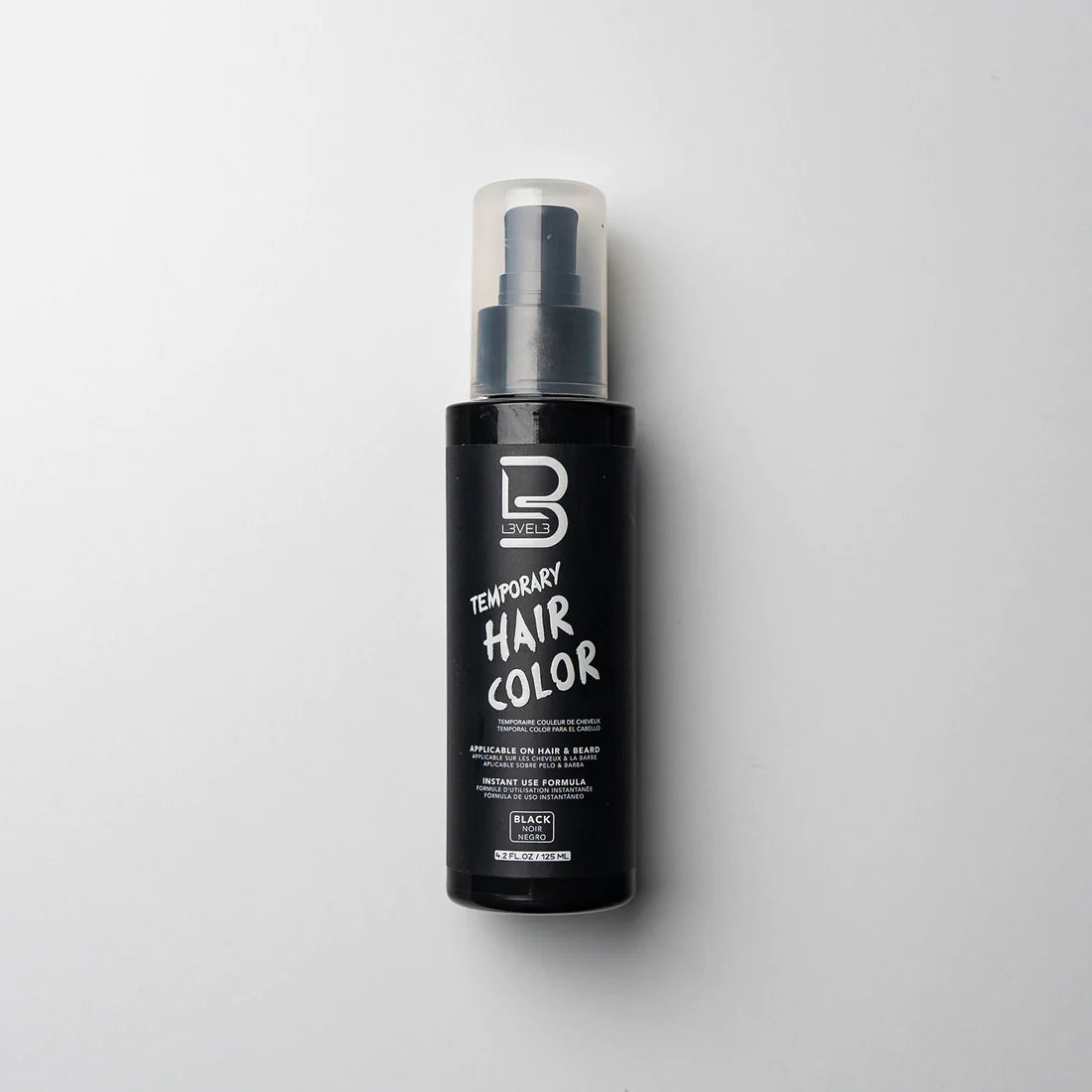 Temporary Beard Hair Color / 4.2 FL.OZ - 125 ML