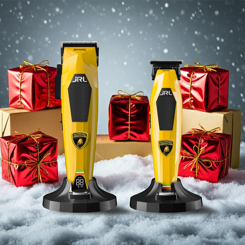 JRL X LAMBORGHINI DIAMANTE CLIPPER & TRIMMER KIT (YELLOW)