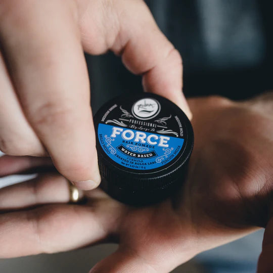 Rolda - Force Hair Pomade | Water Based Formula, Medium Hold, Medium Shine, Washes Out Easily, All Day Hold, Flake-free, Alcohol-free