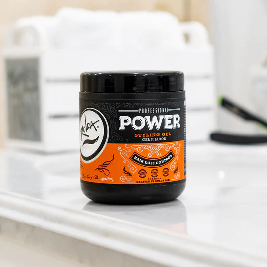 Rolda - Power Hair Pomade | Water Based Formula, High Hold, High Shine, Edge Control Gel, Flake-free, Alcohol-free, Residue-free